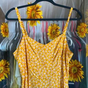 Old Navy yellow cami dress